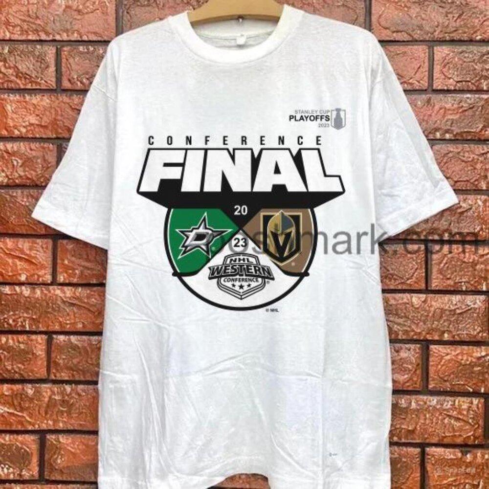 VegGolden Knights Vs DallStars 2023 Stanley Cup Playoffs Wester Shirt Tee